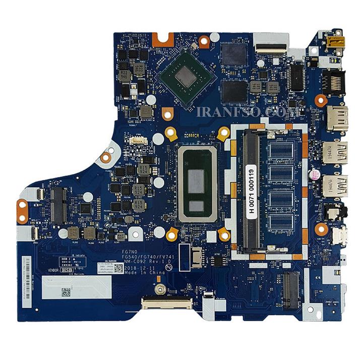مادربرد لپ تاپ لنوو IdeaPad L340-15IWL_CPU-I5-8265U_FG7N0_FG540_FG740_FV741_NM-C092_VGA-1GB گرافیک دار